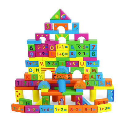 Wooden Puzzle Building Blocks Toy