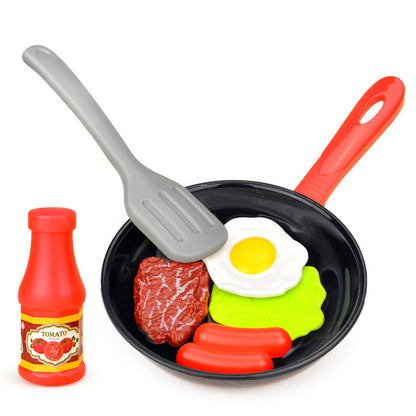 Pan Spatula Steak Kitchen Toy Set