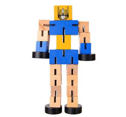 Wooden Robot Toys