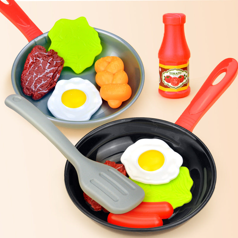 Pan Spatula Steak Kitchen Toy Set