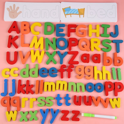 Alphabet Cognitive Puzzle Wooden