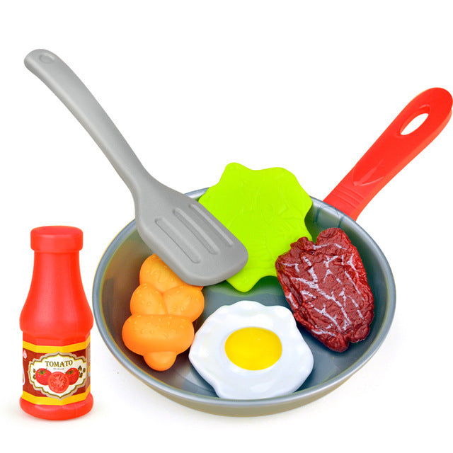 Pan Spatula Steak Kitchen Toy Set